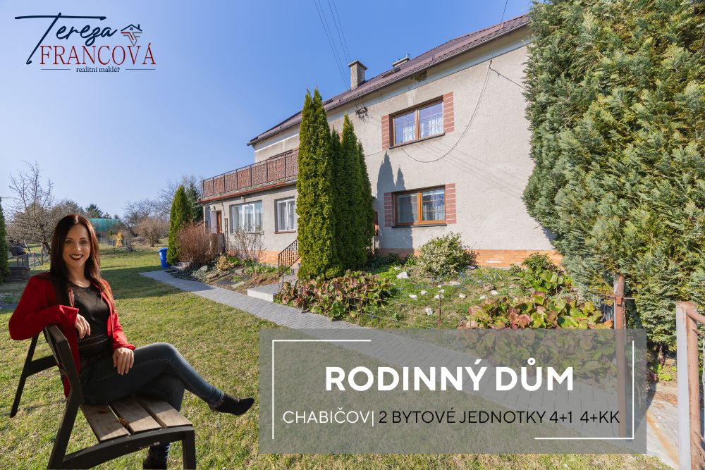 Vaše realitní makléřka (1000 x 667 px) (2) Prodej rodinného domu Chabičov, Mgr. Tereza Francová realitní makléř Prostějov, Olomouc
