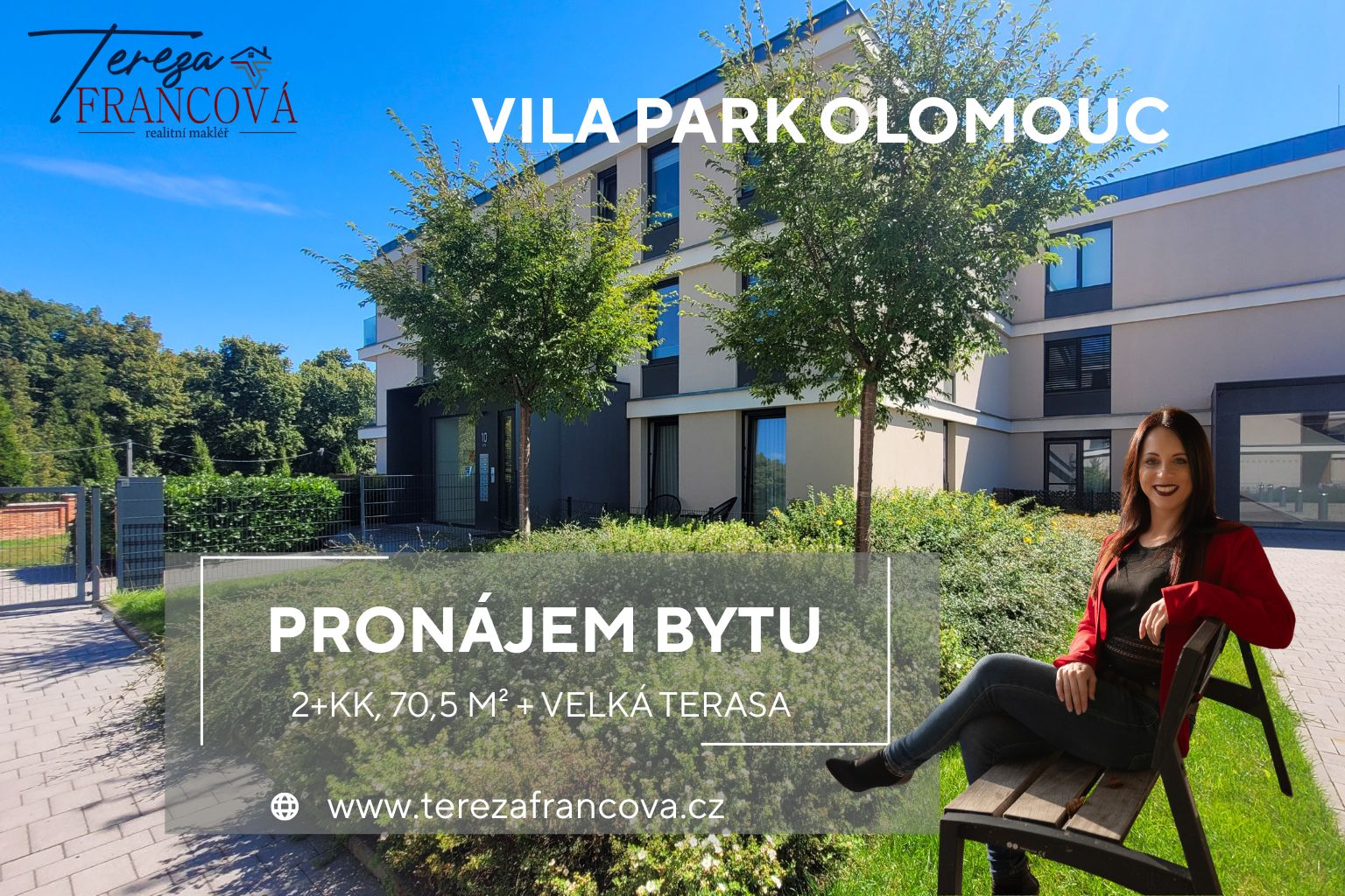 Vaše realitní makléřka (1000 x 667 px) (2) Pronájem Olomouc, Tereza Francová realitní makléř Prostějov, Olomouc
